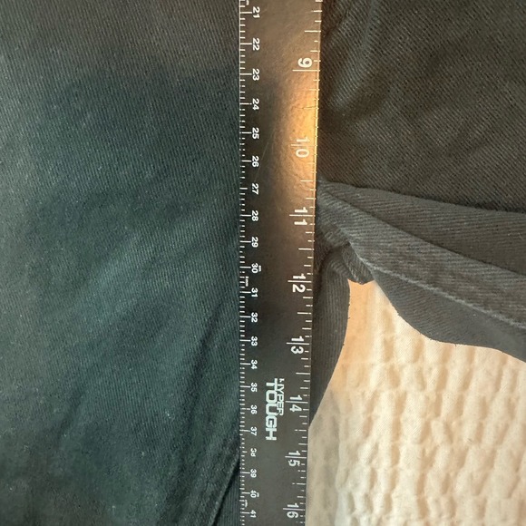 Playboy by Pacsun Black High Waisted Button Fly Jeans Wmn Size 27 Bunny - Picture 10 of 11